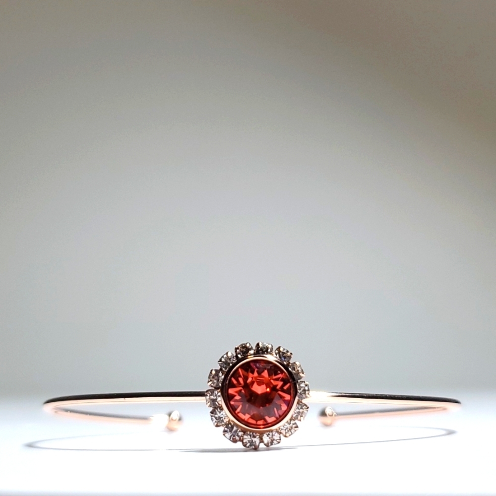 Ted Baker London Coral Swarovski Crystal Sappelle Daisy Lace Ultra Fine Cuff